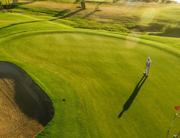 Uniek golfarrangement